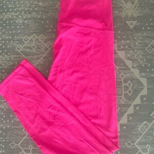 Free People Hot Pink Leggings